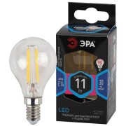 Лампа светодиодная филаментная F-LED P45-11W-840-E14 11Вт P45 шар 4000К нейтр. бел. E14 Эра Б0047014