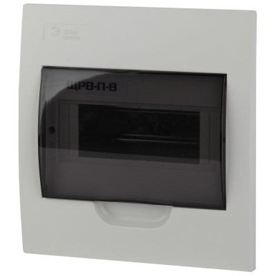 Бокс ЩРВ-П-8 мод. встраив. пластик IP41 SIMPLE NO-box_simple-plastic_8_flush ЭРА Б0041511