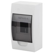 Бокс ЩРН-П-4 мод. навесной пластик IP41 SIMPLE NO-box_simple-plastic_4_surface ЭРА Б0041521