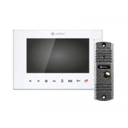 Комплект видеодомофона Optimus VMH-7.8 + DS-700L (Серебро)