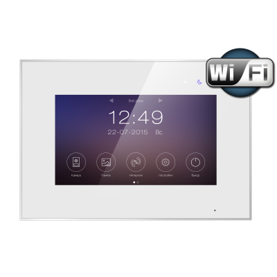 Монитор видеодомофона Tantos Marilyn HD Wi-Fi (White) XL Cенсорный экран 7" CVBS (PAL)