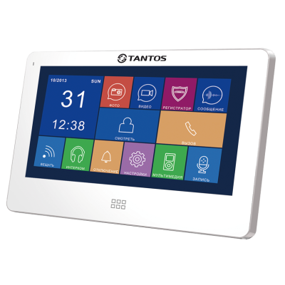 Монитор видеодомофона Tantos NEO Slim (White) Cенсорный экран 7" CVBS (PAL)