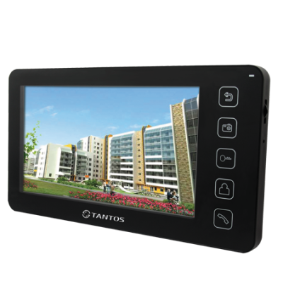 Монитор видеодомофона Tantos Prime (Black) Сенсорные кнопки 7" CVBS (PAL)