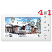 Монитор видеодомофона Tantos Amelie HD (White) VZ Сенсорные кнопки 7" TVI (720p)