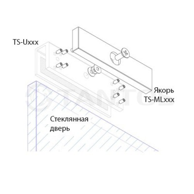 TS-U300 Tantos U-адаптер для крепления якоря