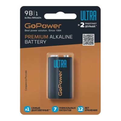 GoPower ULTRA Крона 6LR61