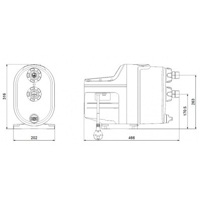 Установка насосная автоматическая Grundfos SCALA1 3-45