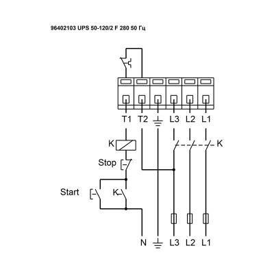 Насос циркуляционный Grundfos UPS 50-120 F (3x380)