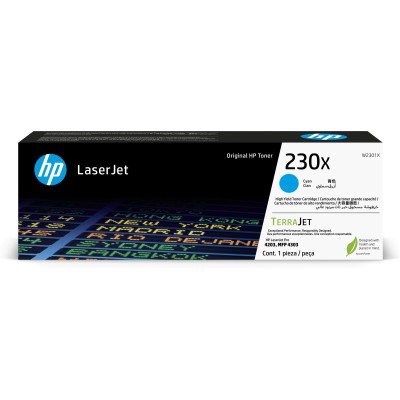 Тонер-картридж HP 230X Cyan Original LaserJet Toner Cartridge (W2301X)