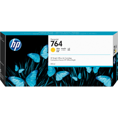 Картридж HP 764 300-ml Yellow Ink Cartridge (C1Q15A)