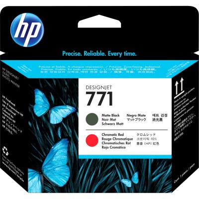 Печатающая головка HP 771 Matte Black/Chromatic Red Designjet Printhead (CE017A)