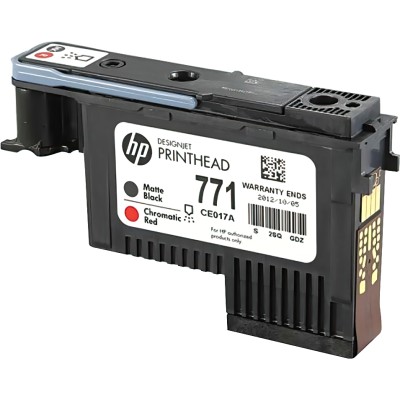 Печатающая головка HP 771 Matte Black/Chromatic Red Designjet Printhead (CE017A)