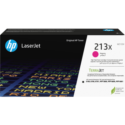 Тонер-картридж HP 213X Magenta High Yield Original LaserJet Toner Cartridge пурпурный