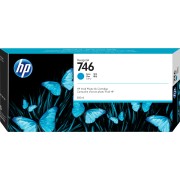 Картридж HP 746 300-ml Cyan Ink Cartridge (P2V80A)