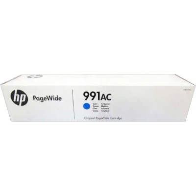 Картридж HP 991AC для PageWide Managed MFP P77440/P77740/P77940, голубой (16 000 стр.) (X4D10AC)