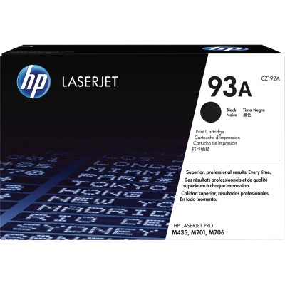 Тонер-картридж HP 93A Black LaserJet Toner Cartridge (CZ192A)