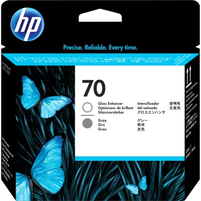 Печатающая головка HP 70 Gloss Enhancer and Grey Printhead (C9410A)