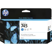 Картридж HP 745 130-ml Cyan Ink Cartridge (F9J97A)