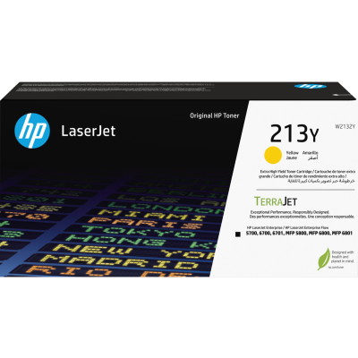 Тонер-картридж HP 213Y Yellow Extra High Yield Original LaserJet Toner Cartridge жёлтый