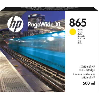 Картридж HP 865 500ml Yellow PageWide XL Ink Crtg (3ED84A)