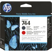 Печатающая головка HP 744 Matte Black & Red Printhead (F9J88A)