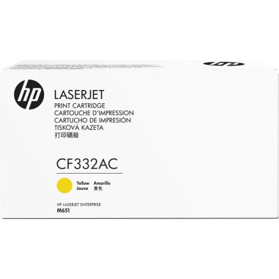 Тонер-картридж HP 654A Ylw Contract LJ Toner Cartridge (CF332AC)