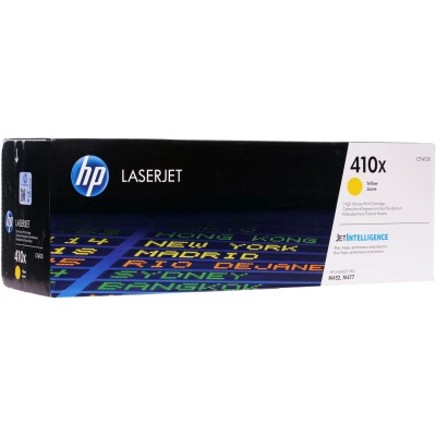 Тонер-картридж HP 410X High Yield Yellow Original LaserJet Toner Cartridge (CF412X)