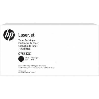 Тонер-картридж HP LaserJet Q7553X Contract Black Print Cartridge (Q7553XC)