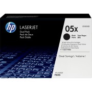 Тонер-картридж набор из 2 шт HP LaserJet CE505X Dual Pack Black Print Cartridge (CE505XD)