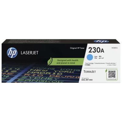 Тонер-картридж HP 230A Cyan Original LaserJet Toner Cartridge (W2301A)