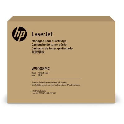 HP Black Managed LJ Toner Cartridge (W9008MC)