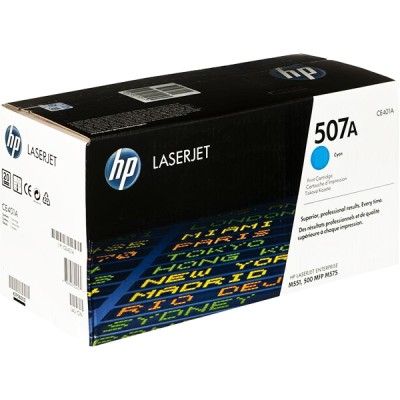 Тонер-картридж HP 507A Cyan LaserJet Toner Cartridge (CE401A)