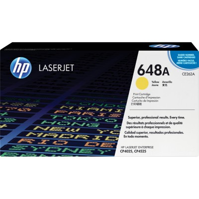 Тонер-картридж HP Color LaserJet CE262A Yellow Print Cartridge (CE262A)