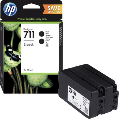 Набор картриджей HP 711 80ml Black Ink Crtg 2-Pack (P2V31A)