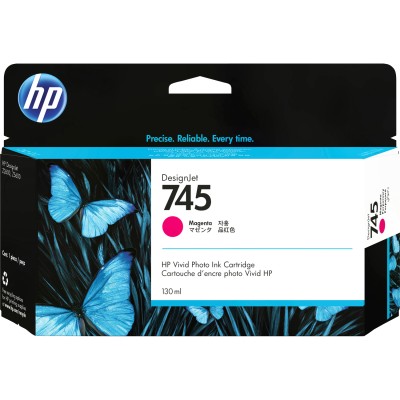 Картридж HP 745 130-ml Magenta Ink Cartridge (F9J95A)