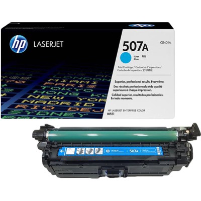 Тонер-картридж HP 507A Cyan LaserJet Toner Cartridge (CE401A)