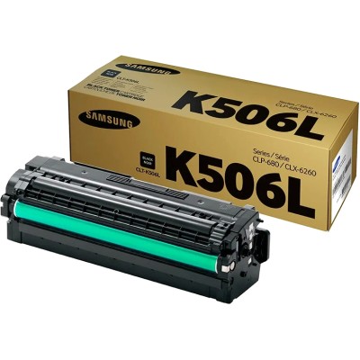 Тонер-картридж Samsung CLT-C506L High Yield Cyan Toner Cartridge (SU040A)