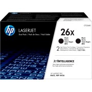 Тонер-картридж набор из 2 шт HP 26X Black 2-pack LJ Toner Cartridge (CF226XD)