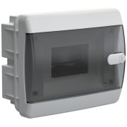 Корпус пластиковый ЩРВ-П-6 IP41 черн. прозр. дверь UNION Compact IEK UIC-KP12-V-06-41-K01