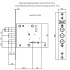 Замок врезной сувальдный 447 L 5K128 CR PB Kale Kilit