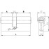 Механизм цилиндровый 164BN 26+10+32:68mm,NP,5K,STB,к-к (164BN000001) Kale Kilit
