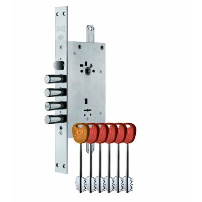Замок врезной сувальдный перекодируемый 472 LR CR Kale Kilit