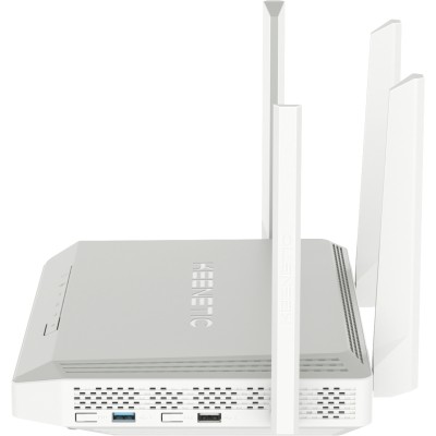 Маршрутизатор Keenetic Peak Гигабитный интернет-центр с двухдиапазонным Mesh Wi-Fi AC2600, двухъядерным ARM-процессором, 10-портовым коммутатором Smart Pro, портами SFP, USB 3.0 и 2.0