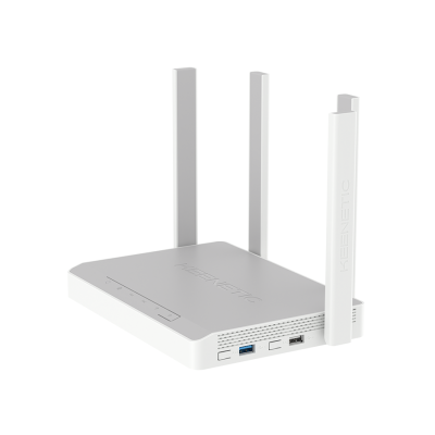 Маршрутизатор Keenetic Ultra Мультигигабитный интернет-центр с Mesh Wi-Fi 6 AX3200, двухъядерным ARM-процессором, Smart-коммутатором с 5 портами Gigabit Ethernet и 1 портом 2.5 Gigabit Ethernet, портами USB 3.0 и 2.0