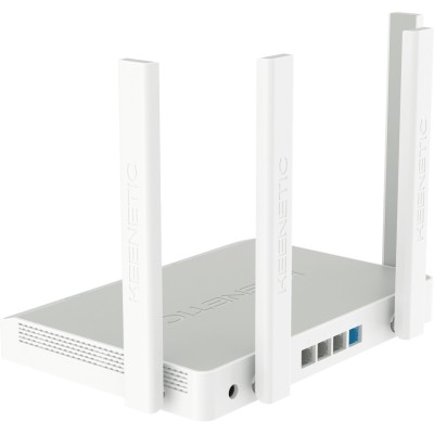 Маршрутизатор Keenetic Sprinter Гигабитный интернет-центр с Mesh Wi-Fi 6 AX1800, 4-портовым Smart-коммутатором и переключателем режима роутер/ретранслятор