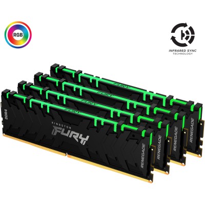 Kingston FURY Renegade RGB KF436C16RBAK4/32 Оперативная память