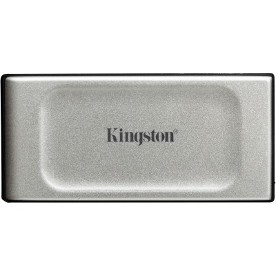Твердотельный накопитель Kingston External SSD XS2000, 1000GB, Type-C, USB 3.2 Gen 2x2, R/W 2000/2000MB/s, IP55, 70x33x14mm, Silver (5 лет)