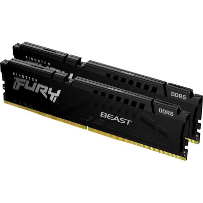 Память оперативная Kingston 64GB 6000MT/s DDR5 CL36 DIMM (Kit of 2) FURY Beast Black EXPO