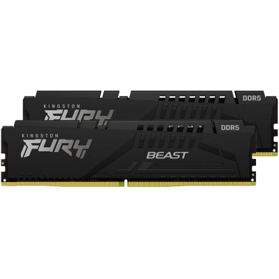 Память оперативная Kingston 64GB 6000MT/s DDR5 CL36 DIMM (Kit of 2) FURY Beast Black EXPO