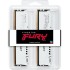 Память оперативная Kingston 64GB 5200MT/s DDR5 CL40 DIMM (Kit of 2) FURY Beast White XMP